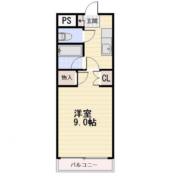 長野市松岡のマンションの間取り