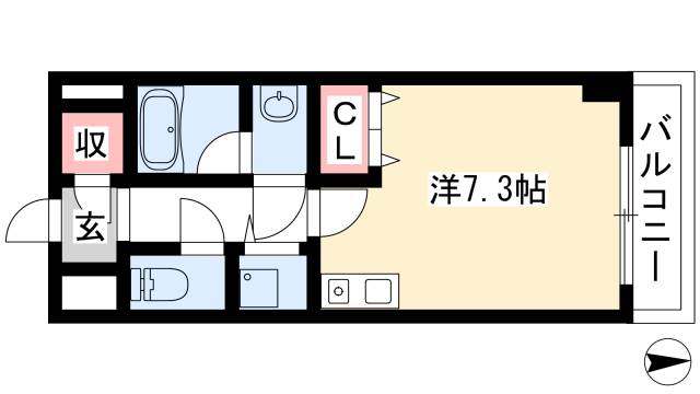 ベレーサ築地口ステーションタワーの間取り