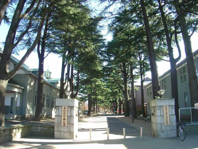 公園　あがたの森公園（公園）まで1214m