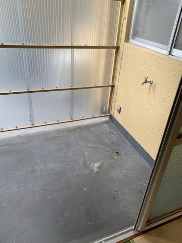 バルコニー　間取図面、写真は同タイプのものになります