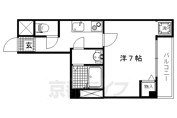ロフティ智恵光院南の間取り