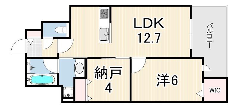 LA VITA西宮北口の間取り写真