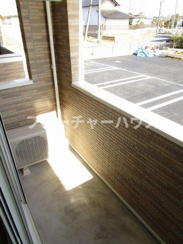 バルコニー　広々としたバルコニーです