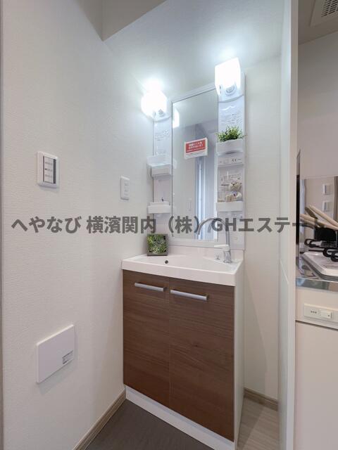 洗面設備　他号室　同施工参考写真