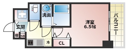 スプランディッド阿倍野の間取り写真