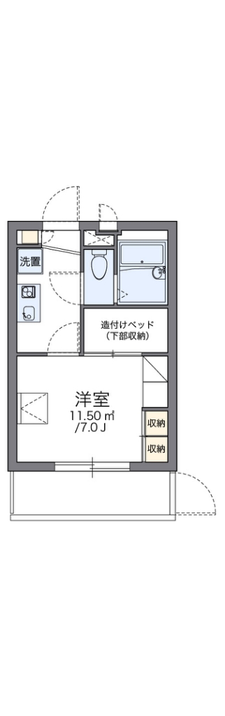レオパレス天満の間取り写真