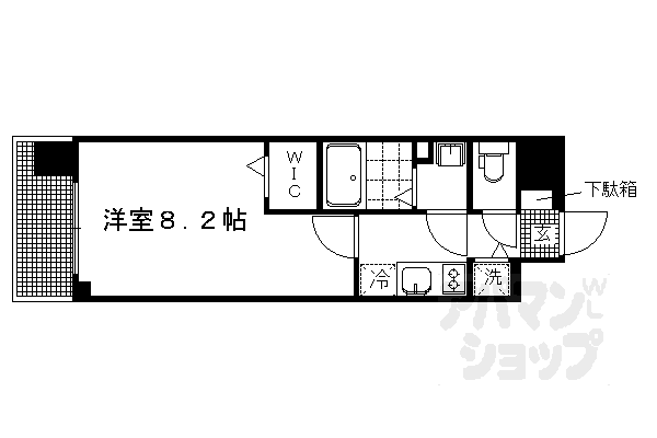 ベラジオ京都一乗寺の間取り写真