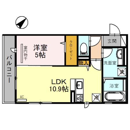 メゾン春日の間取り写真