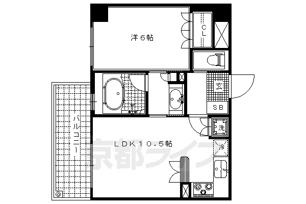 LEGAL京都御所東の間取り写真