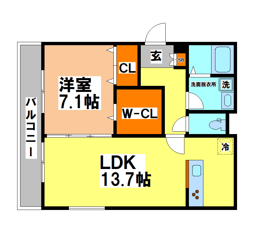 ROSEWOOD KKの間取り写真