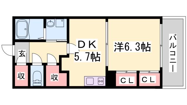 アーバンヴィレッジ兵庫エスタシオンの間取り写真