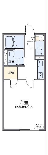 レオパレスエクシールIIの間取り