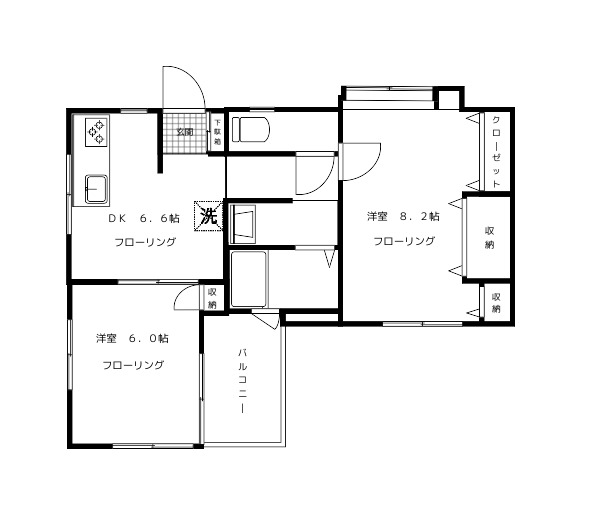 Ｈｏｕｓｅ　Ｋの間取り