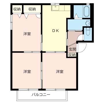 シャーメゾンフォーティーの間取り