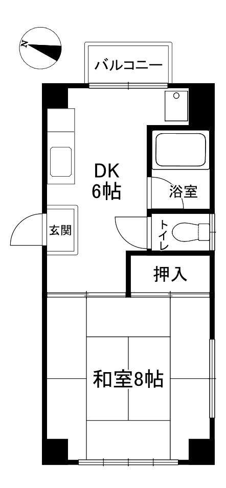 シティハイツ河原町の間取り