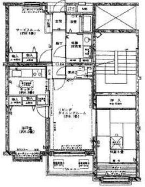 厚木市妻田東のマンションの間取り