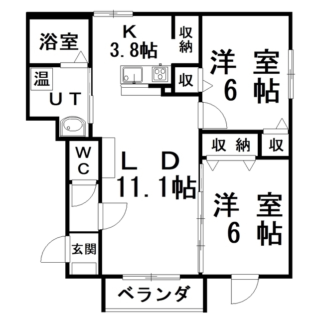 【ＴＲＡＤ　ＯＮＥの間取り】