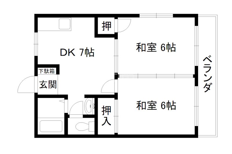 グランドール伏見の間取り