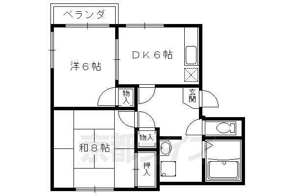 ドミール修学院の間取り