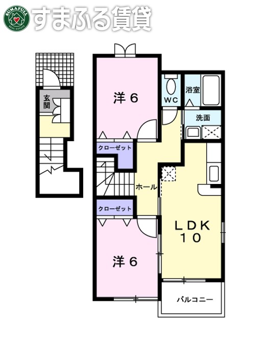 ハイネス雅の間取り