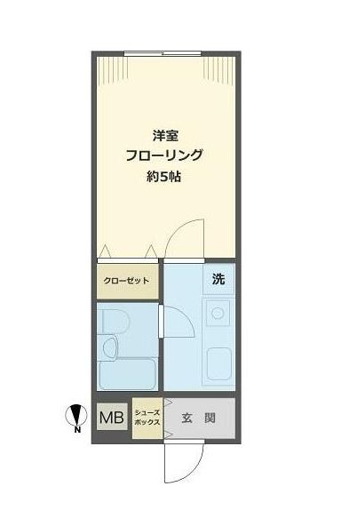 D・ウィング奥沢の間取り写真