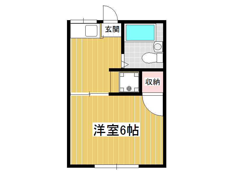 レピュート苅田の間取り