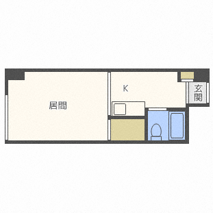 チサンマンション札幌第一の間取り