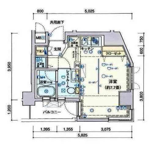 バージュアル大森の間取り