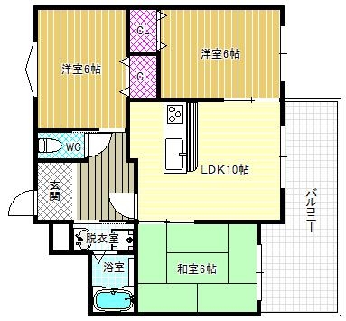 ファミーレ古市の間取り