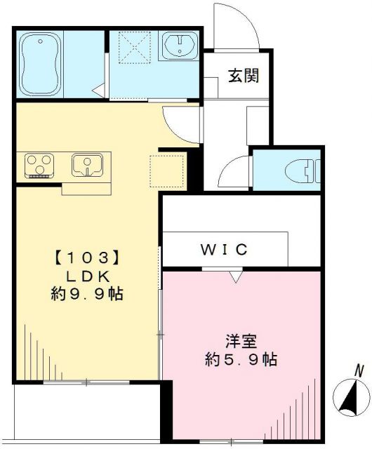 アルム深沢の間取り