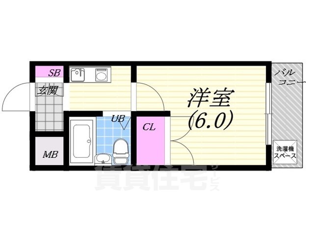 川西高田マンションの間取り