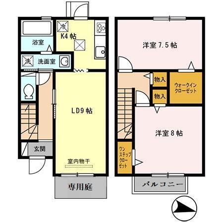 【サンパティーク北町の間取り】