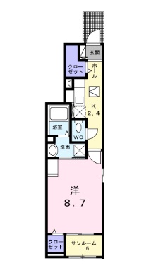 フロレゾンIの間取り