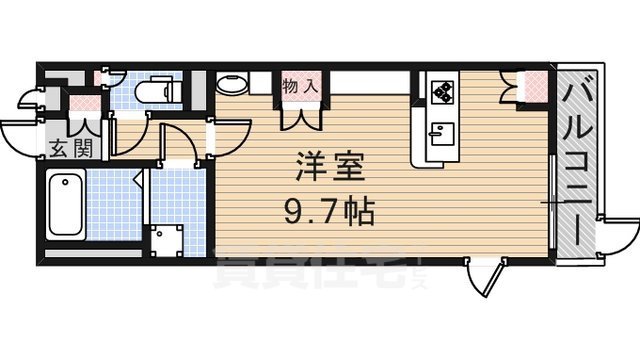 摂津市三島のマンションの間取り