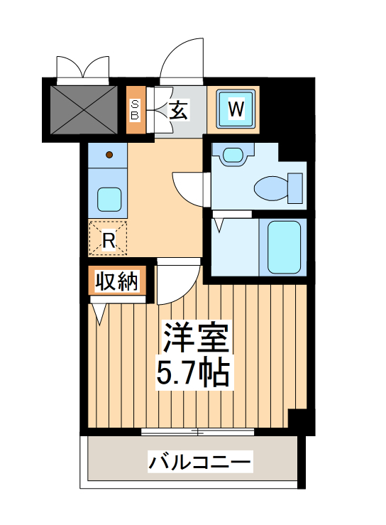 エテルヴォ川崎大師の間取り