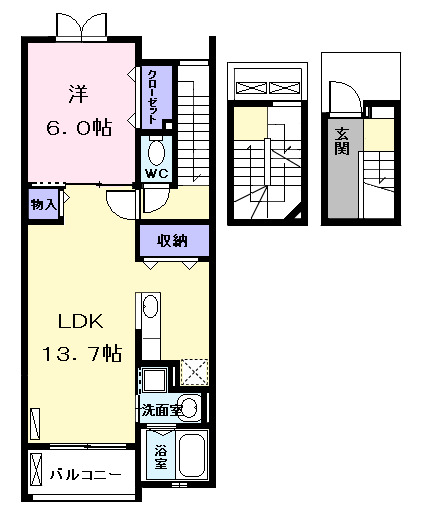 リエージュの間取り