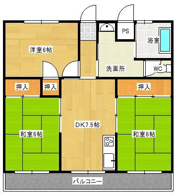 米穀ビルの間取り