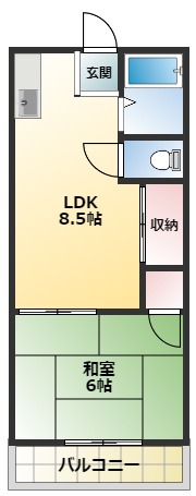 第二左京山荘の間取り