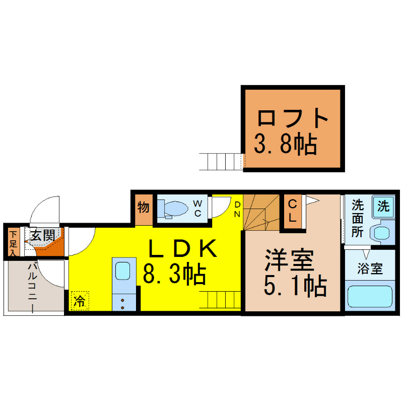 ＦＥＲＩＯ新栄の間取り