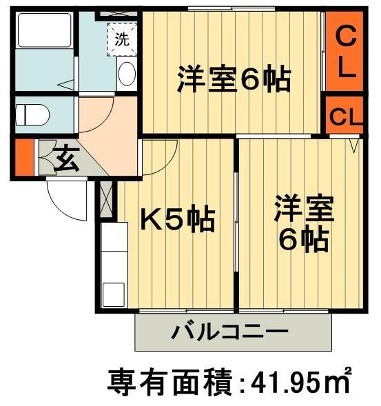 セジュール葛城の間取り