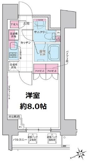 【ステラメゾン三軒茶屋の間取り】