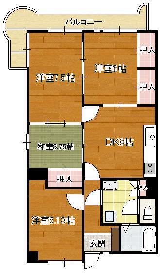 パークマンション緑町の間取り