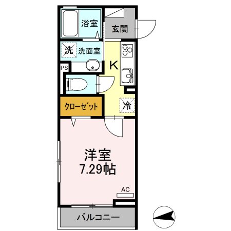 D-roomハウス秋葉原の間取り