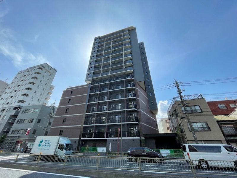 【品川区南大井のマンションの建物外観】