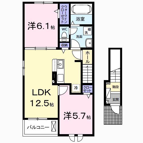 アルコパレーノIIの間取り