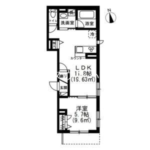 大田区中馬込のマンションの間取り