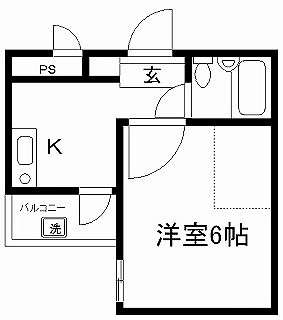 京都市下京区丸屋町のマンションの間取り