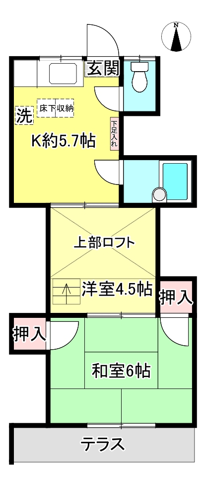 グリーンリーフの間取り