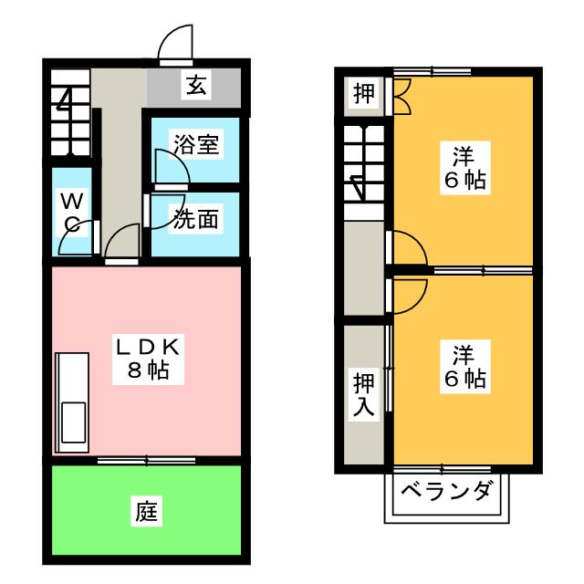 ＤＵＰＬＥＸ国王６６Ｃの間取り