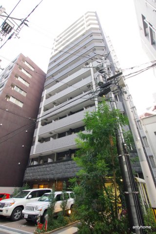 【大阪市北区天満のマンションの建物外観】